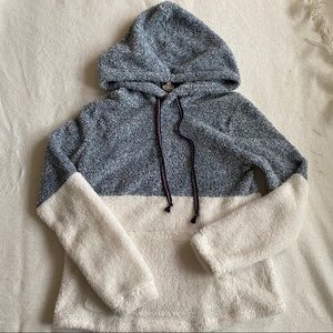 Fuzzy Pull- Over Sweatshirt